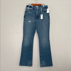 Good American Women's Boot Cut Jeans - Medium Blue Denim